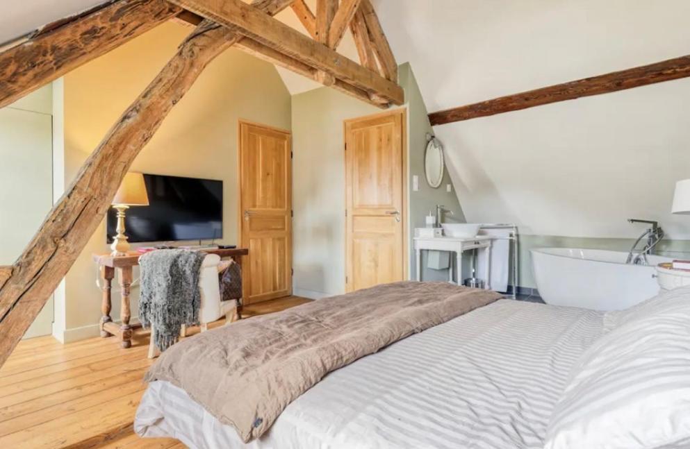 Maison de charme Beaumont, proche Deauville Extérieur photo